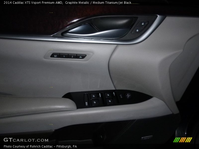 Graphite Metallic / Medium Titanium/Jet Black 2014 Cadillac XTS Vsport Premium AWD
