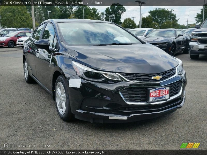 Mosaic Black Metallic / Jet Black 2016 Chevrolet Cruze LT Sedan