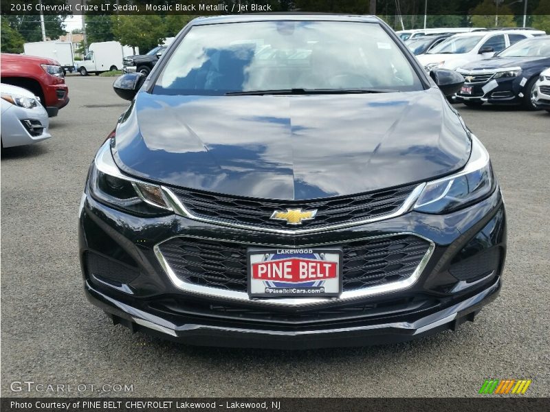 Mosaic Black Metallic / Jet Black 2016 Chevrolet Cruze LT Sedan