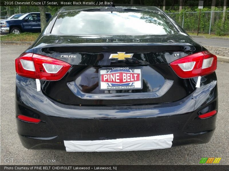 Mosaic Black Metallic / Jet Black 2016 Chevrolet Cruze LT Sedan