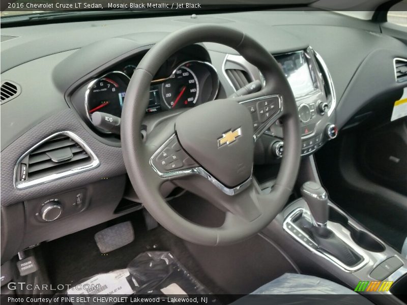 Mosaic Black Metallic / Jet Black 2016 Chevrolet Cruze LT Sedan