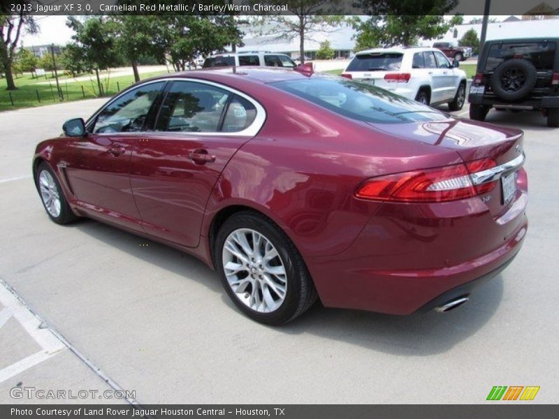 Carnelian Red Metallic / Barley/Warm Charcoal 2013 Jaguar XF 3.0