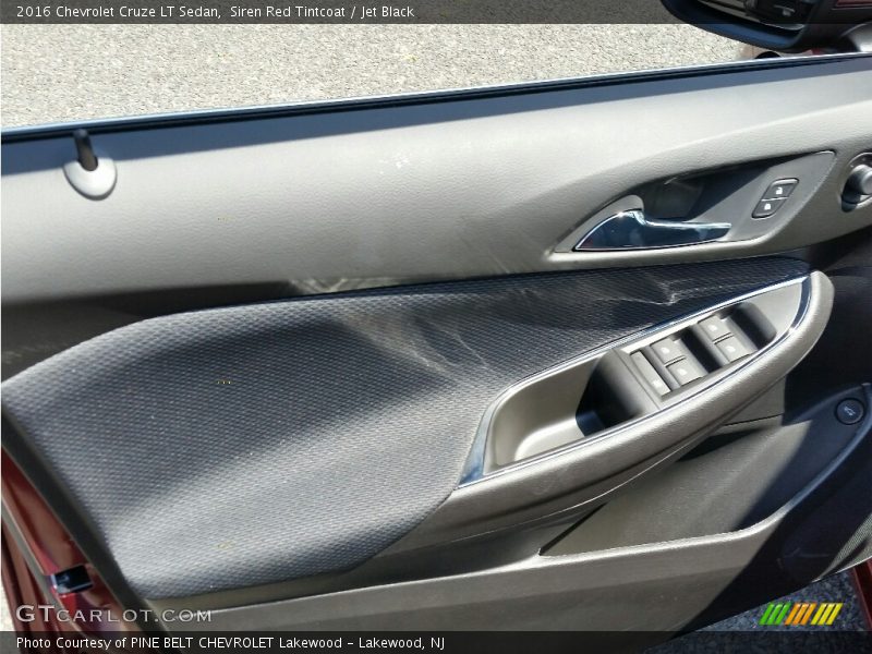 Siren Red Tintcoat / Jet Black 2016 Chevrolet Cruze LT Sedan