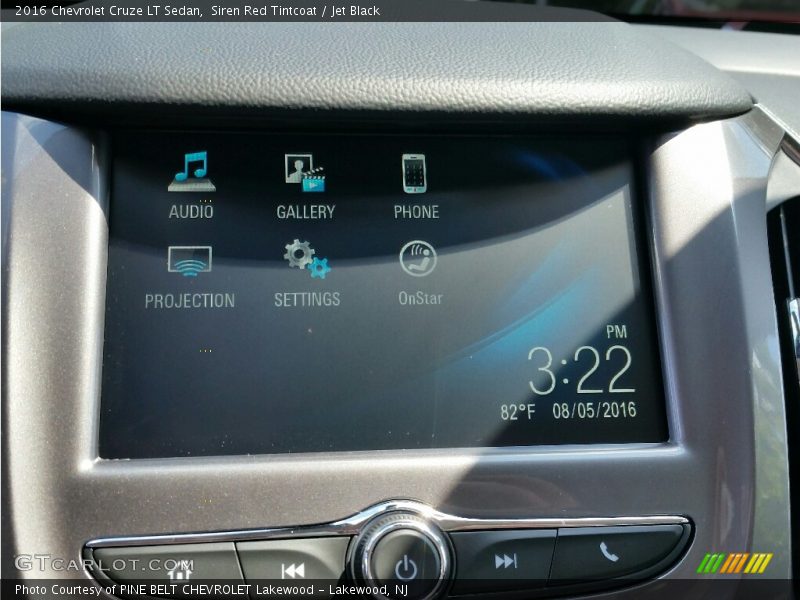 Siren Red Tintcoat / Jet Black 2016 Chevrolet Cruze LT Sedan