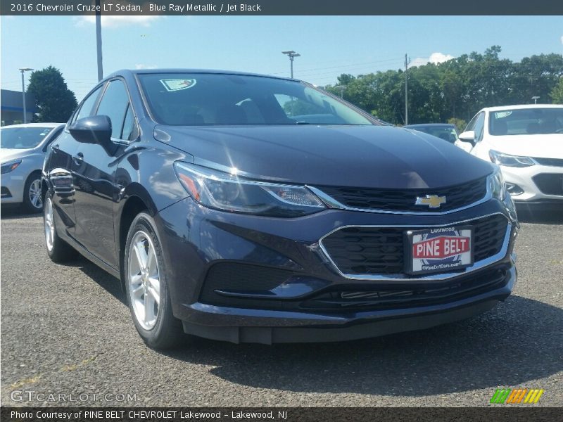 Blue Ray Metallic / Jet Black 2016 Chevrolet Cruze LT Sedan