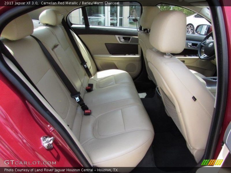 Carnelian Red Metallic / Barley/Warm Charcoal 2013 Jaguar XF 3.0