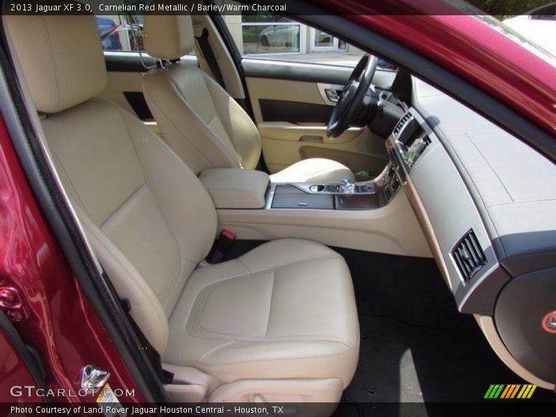 Carnelian Red Metallic / Barley/Warm Charcoal 2013 Jaguar XF 3.0