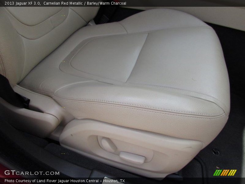 Carnelian Red Metallic / Barley/Warm Charcoal 2013 Jaguar XF 3.0