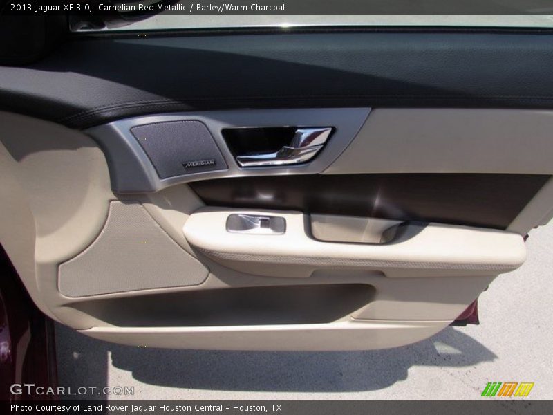 Carnelian Red Metallic / Barley/Warm Charcoal 2013 Jaguar XF 3.0
