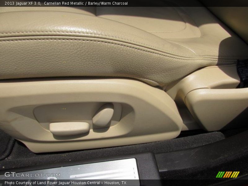Carnelian Red Metallic / Barley/Warm Charcoal 2013 Jaguar XF 3.0