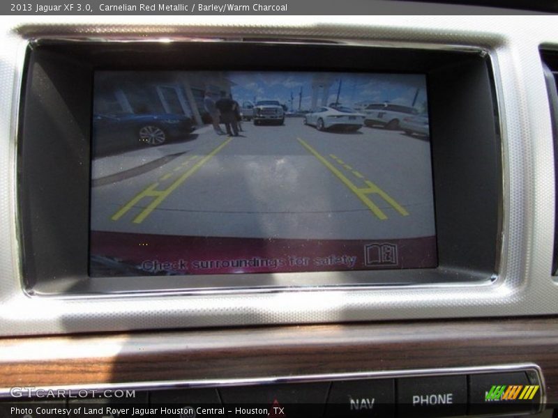 Carnelian Red Metallic / Barley/Warm Charcoal 2013 Jaguar XF 3.0