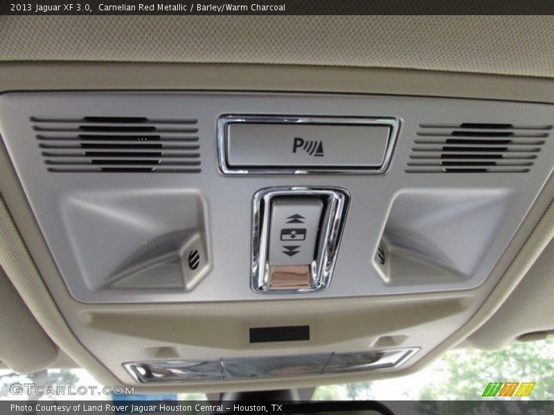 Carnelian Red Metallic / Barley/Warm Charcoal 2013 Jaguar XF 3.0