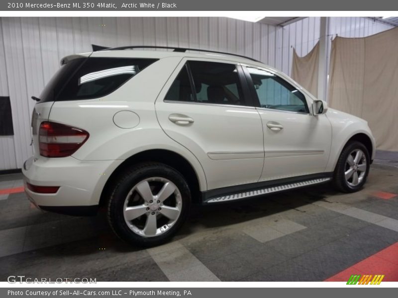 Arctic White / Black 2010 Mercedes-Benz ML 350 4Matic