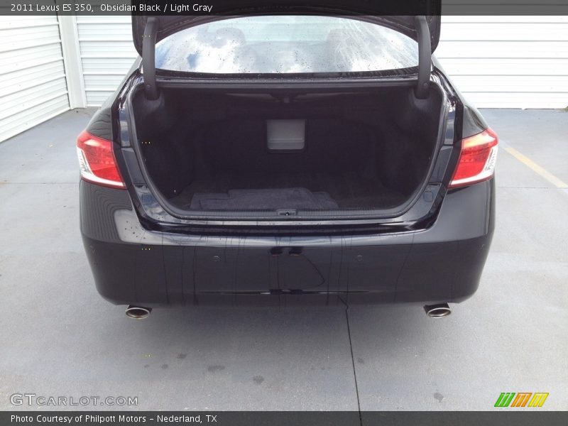Obsidian Black / Light Gray 2011 Lexus ES 350