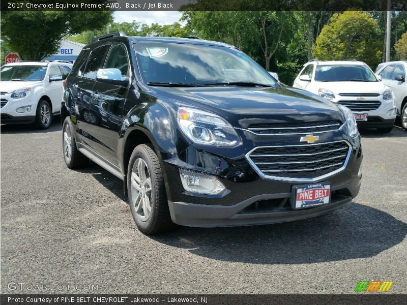 Black / Jet Black 2017 Chevrolet Equinox Premier AWD