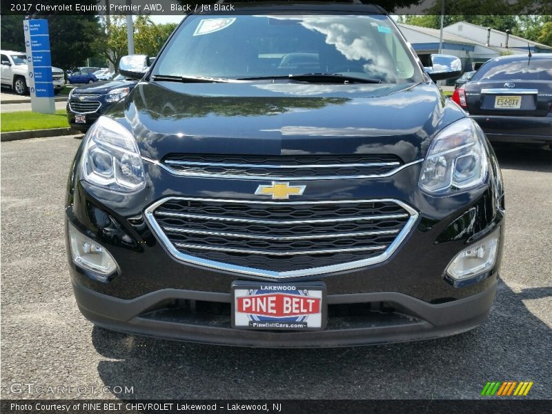 Black / Jet Black 2017 Chevrolet Equinox Premier AWD