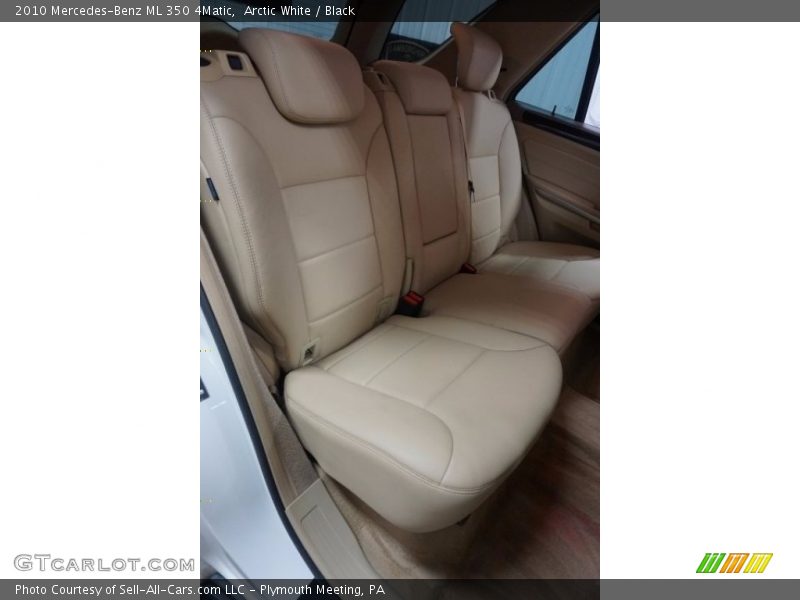 Arctic White / Black 2010 Mercedes-Benz ML 350 4Matic