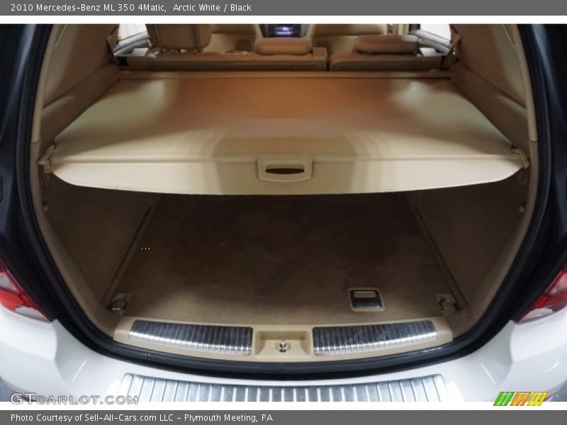 Arctic White / Black 2010 Mercedes-Benz ML 350 4Matic