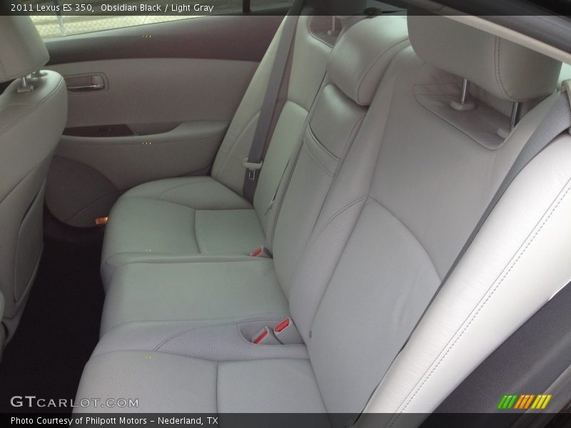Obsidian Black / Light Gray 2011 Lexus ES 350
