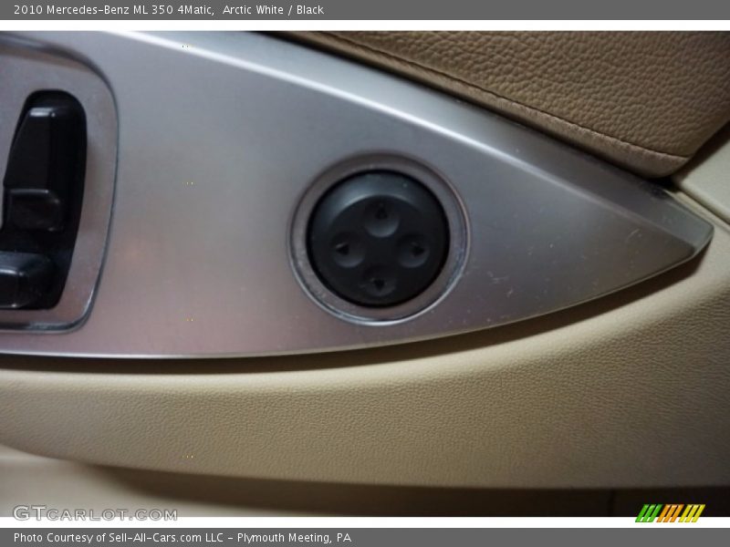 Arctic White / Black 2010 Mercedes-Benz ML 350 4Matic