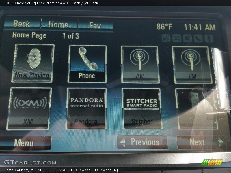 Black / Jet Black 2017 Chevrolet Equinox Premier AWD