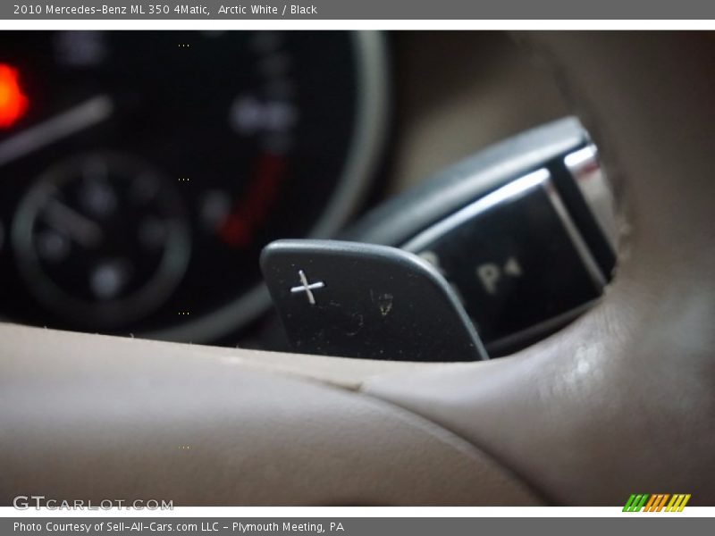 Arctic White / Black 2010 Mercedes-Benz ML 350 4Matic