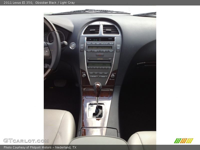 Obsidian Black / Light Gray 2011 Lexus ES 350