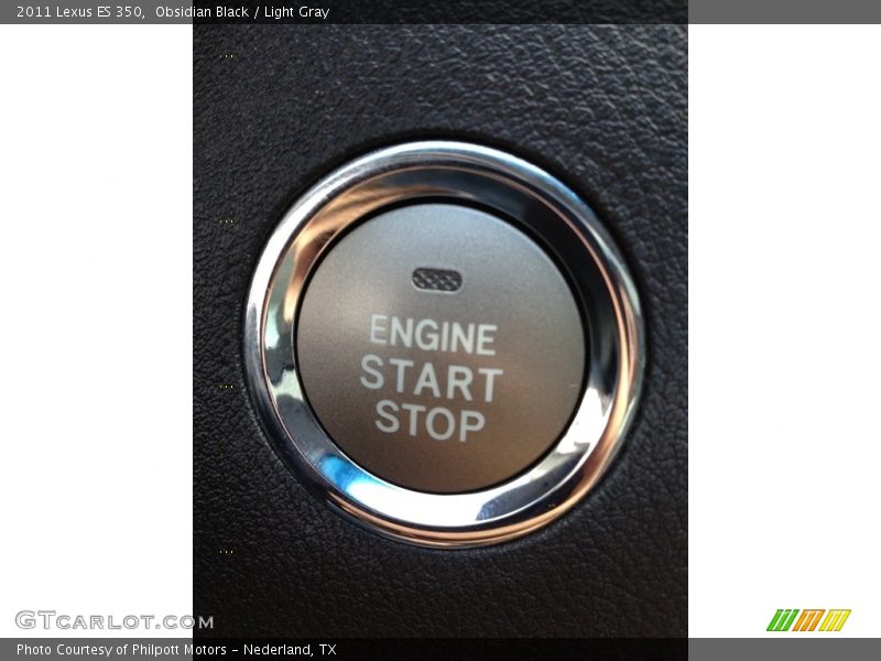 Obsidian Black / Light Gray 2011 Lexus ES 350