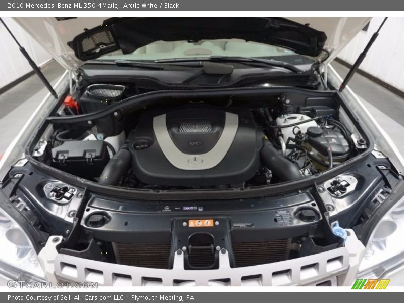 Arctic White / Black 2010 Mercedes-Benz ML 350 4Matic
