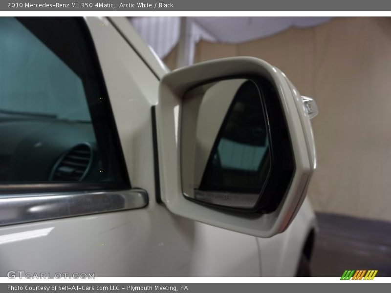 Arctic White / Black 2010 Mercedes-Benz ML 350 4Matic