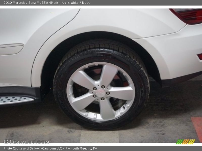 Arctic White / Black 2010 Mercedes-Benz ML 350 4Matic