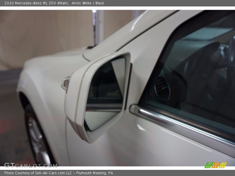 Arctic White / Black 2010 Mercedes-Benz ML 350 4Matic
