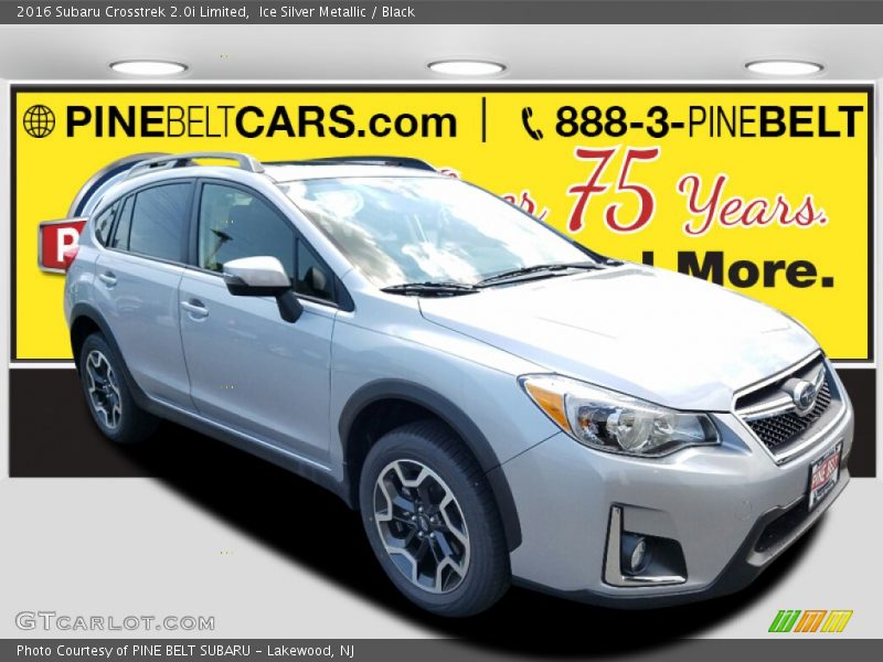 Ice Silver Metallic / Black 2016 Subaru Crosstrek 2.0i Limited