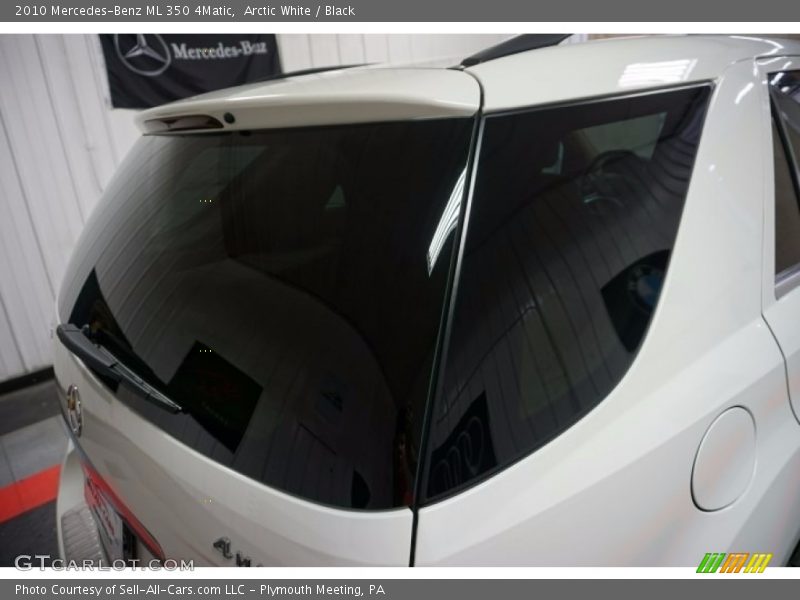 Arctic White / Black 2010 Mercedes-Benz ML 350 4Matic