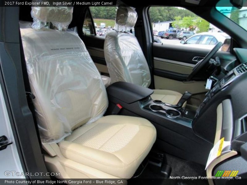 Ingot Silver / Medium Light Camel 2017 Ford Explorer FWD