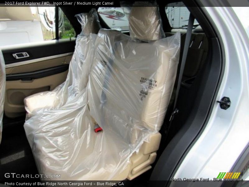 Ingot Silver / Medium Light Camel 2017 Ford Explorer FWD