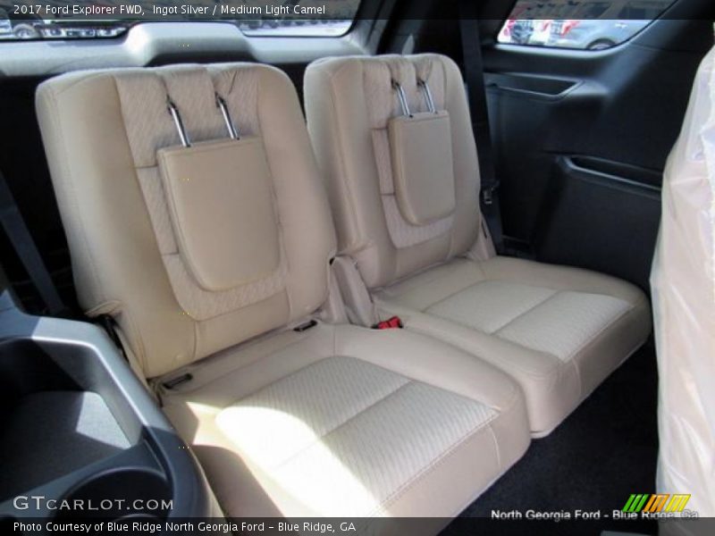 Ingot Silver / Medium Light Camel 2017 Ford Explorer FWD