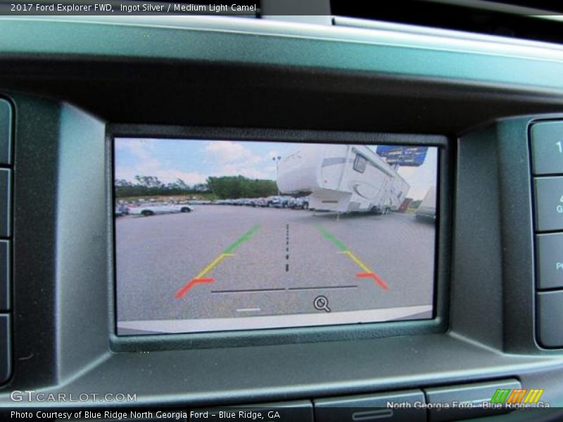 Ingot Silver / Medium Light Camel 2017 Ford Explorer FWD