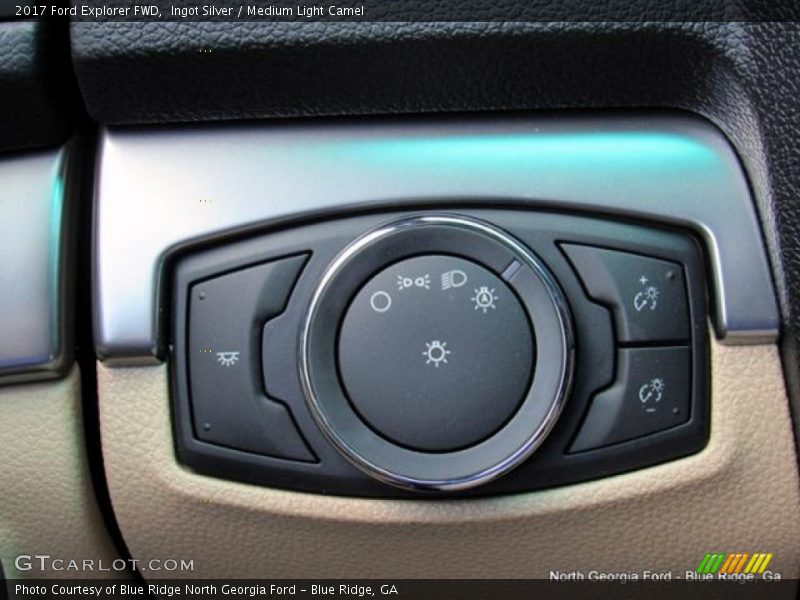 Ingot Silver / Medium Light Camel 2017 Ford Explorer FWD