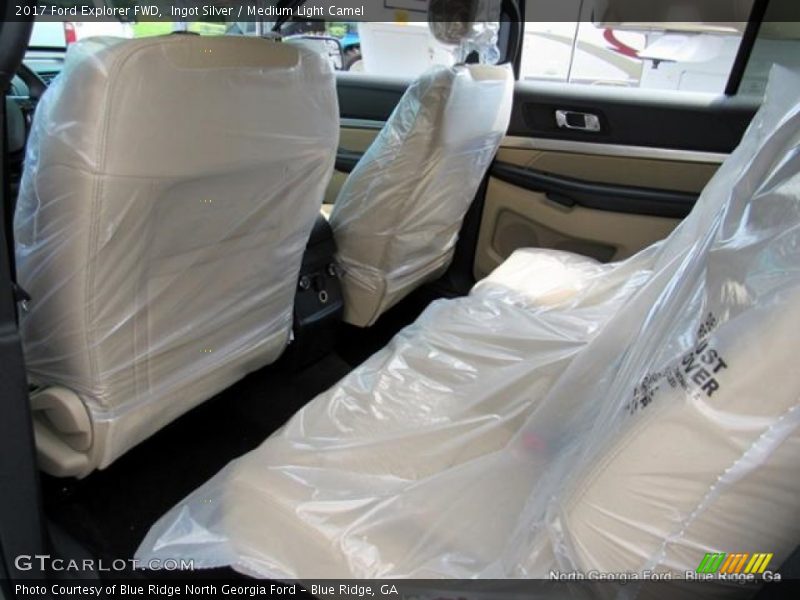 Ingot Silver / Medium Light Camel 2017 Ford Explorer FWD