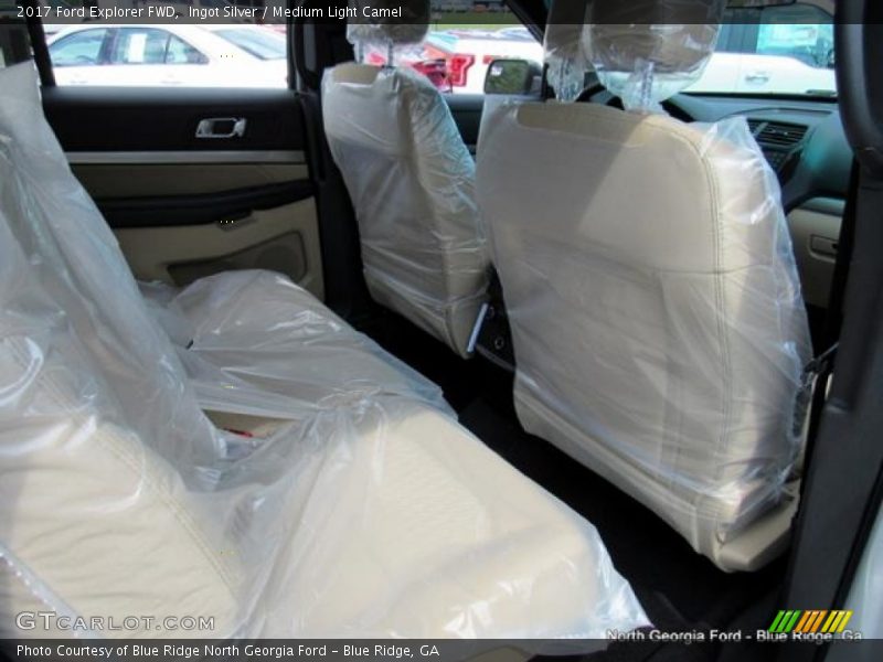 Ingot Silver / Medium Light Camel 2017 Ford Explorer FWD