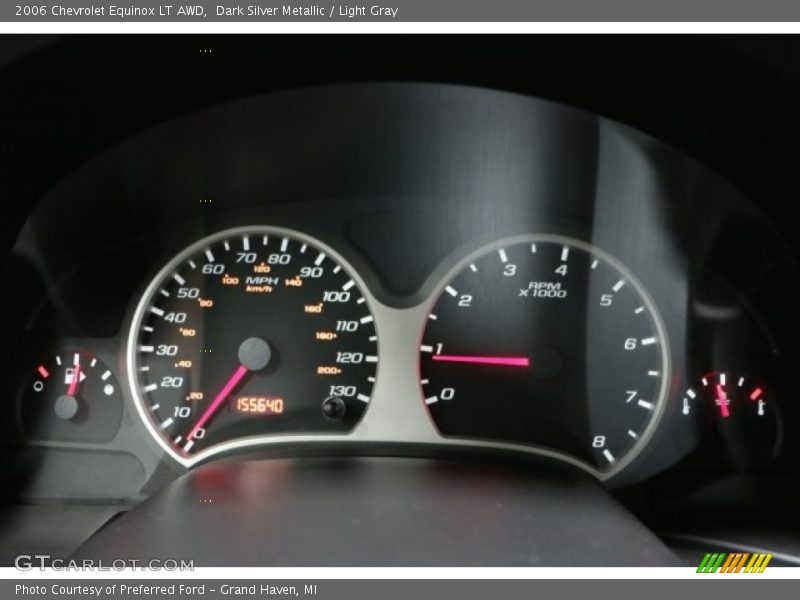 Dark Silver Metallic / Light Gray 2006 Chevrolet Equinox LT AWD
