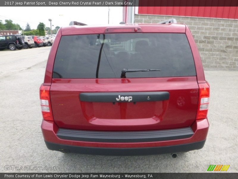 Deep Cherry Red Crystal Pearl / Dark Slate Gray 2017 Jeep Patriot Sport