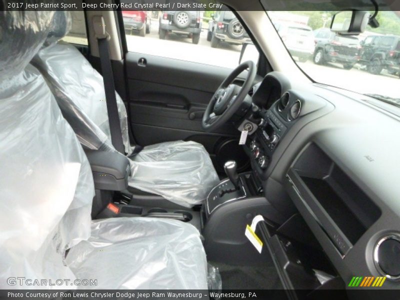 Deep Cherry Red Crystal Pearl / Dark Slate Gray 2017 Jeep Patriot Sport