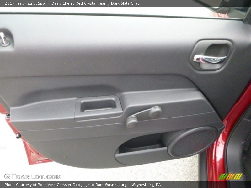 Deep Cherry Red Crystal Pearl / Dark Slate Gray 2017 Jeep Patriot Sport