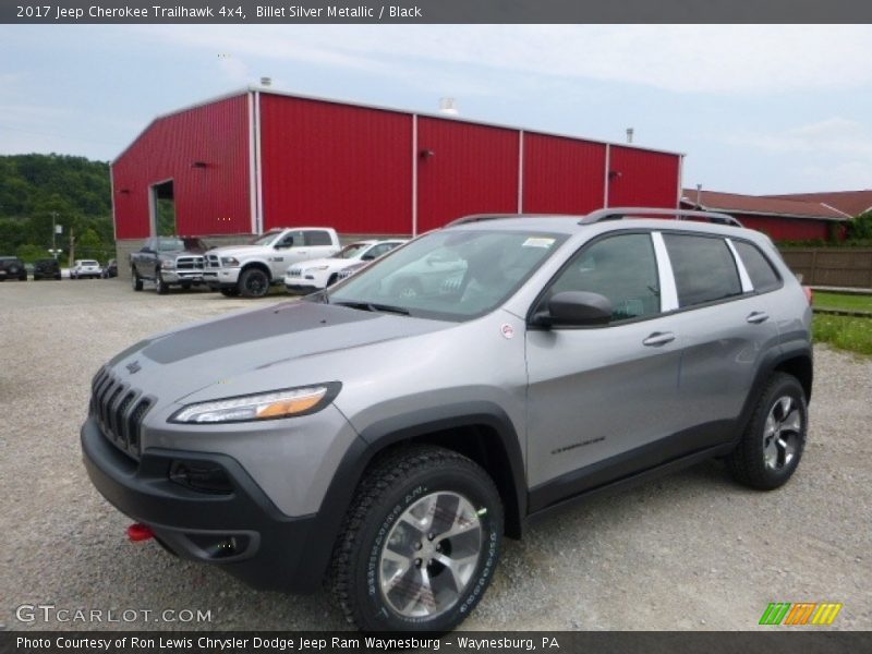 Billet Silver Metallic / Black 2017 Jeep Cherokee Trailhawk 4x4