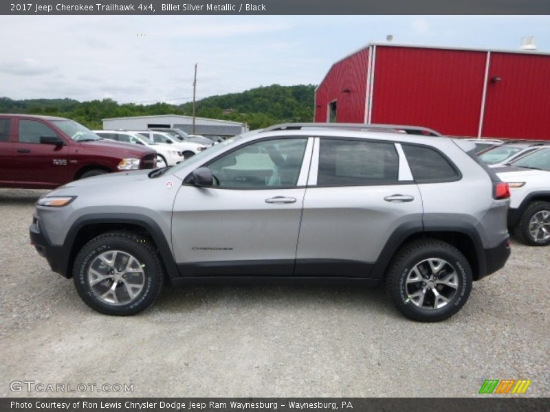 Billet Silver Metallic / Black 2017 Jeep Cherokee Trailhawk 4x4
