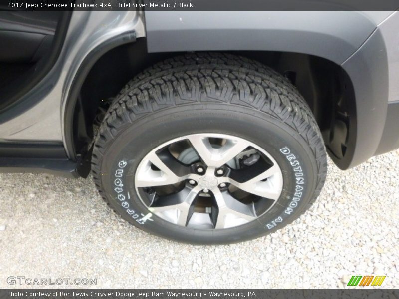 Billet Silver Metallic / Black 2017 Jeep Cherokee Trailhawk 4x4