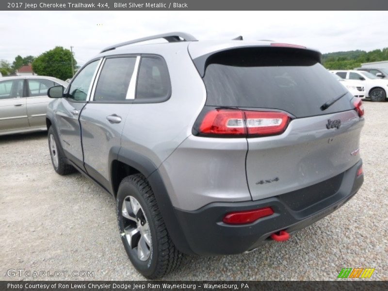 Billet Silver Metallic / Black 2017 Jeep Cherokee Trailhawk 4x4