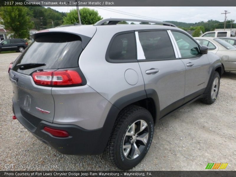 Billet Silver Metallic / Black 2017 Jeep Cherokee Trailhawk 4x4